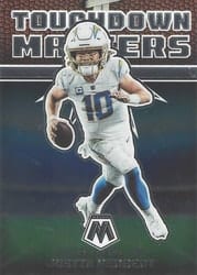 2022 Panini Mosaic Touchdown Masters Justin Herbert #TD-5 card