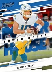 2022 Panini Prestige Power House Justin Herbert #PH-2 card