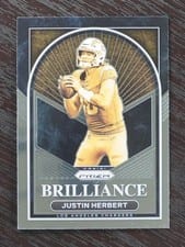 2022 Panini Prizm Brilliance Justin Herbert #B-7 card