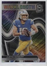 2022 Panini Spectra Wavelength Justin Herbert #WVE-5 card