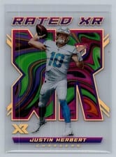 2022 Panini XR Rated XR Justin Herbert #RXR-4 card