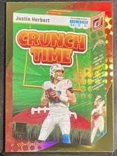 2023 Donruss Crunch Time Justin Herbert #CT-2 card