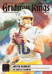 2023 Donruss Gridiron Kings Justin Herbert #GK-4 card