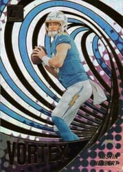 2023 Donruss Vortex Justin Herbert #VOR-2 card
