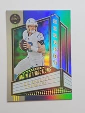 2023 Panini Legacy Main Attractions Justin Herbert #MA-3 card