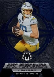 2023 Panini Mosaic Epic Performers Justin Herbert #EP-JH card