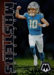 2023 Panini Mosaic Touchdown Masters Justin Herbert #TM-JH card