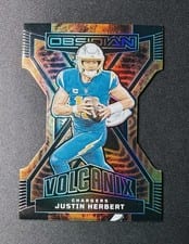 2023 Panini Obsidian Volcanix Justin Herbert #3 card