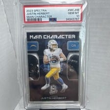 2023 Panini Spectra Main Character Justin Herbert #6 card