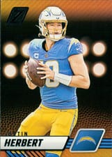 2023 Panini Zenith Autographs Justin Herbert #58 card