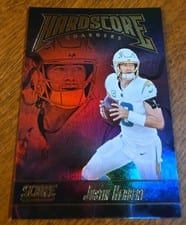 2023 Score Hardscore Justin Herbert #6 card