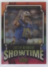 2023 Score Showtime Justin Herbert #ST-4 card