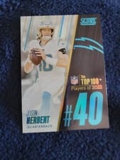 2023 Score Top 100 Justin Herbert #40 card