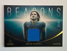 2024 Panini Luminance Beacons Relics Justin Herbert #BEA-JHT card