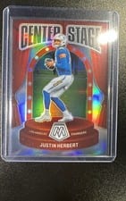2024 Panini Mosaic Center Stage Mosaic Justin Herbert #26 card