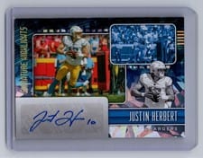 2024 Panini Mosaic Signatures Highlights Justin Herbert #SH52 card