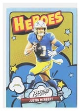 2024 Panini Prestige Heroes Justin Herbert #13 card