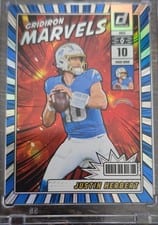 2025 Donruss Gridiron Marvels Justin Herbert #GM-JHT card