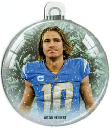2025 Panini Mosaic Player Ornaments Justin Herbert #NNO card