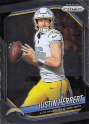 2025 Panini Prizm Base Set Justin Herbert #215 card