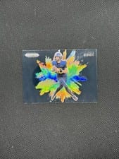 2025 Panini Prizm Draft Picks Black Color Blast Justin Herbert #27 card