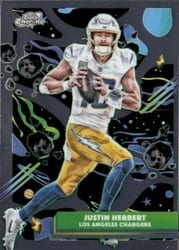 2025 Topps Cosmic Chrome Base Set Justin Herbert #53 card