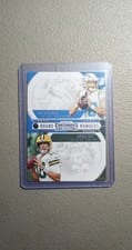 2020 Panini Contenders Round Numbers Justin Herbert / Jordan Love #RN-HL card