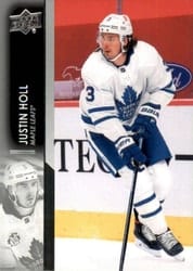2021-22 Upper Deck Base Set Justin Holl #168 card