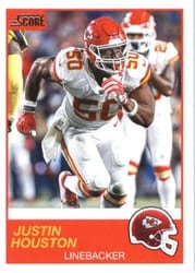 2019 Score Base Set Justin Houston #11 card