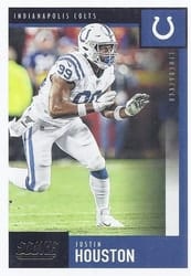 2020 Score Base Set Justin Houston #100 card