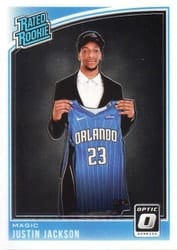 2018-19 Donruss Optic Base Set Justin Jackson #183 card