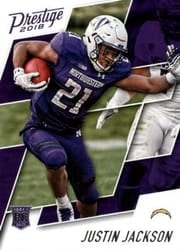 2018 Panini Prestige Base Set Justin Jackson #247 card