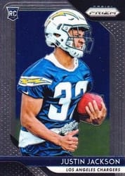 2018 Panini Prizm Base Set Justin Jackson #291 card