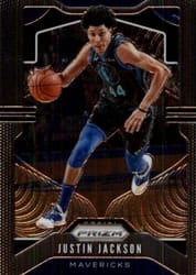 2019-20 Panini Prizm Base Set Justin Jackson #80 card