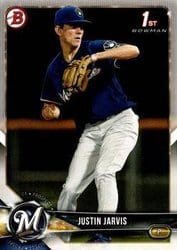 2018 Bowman Draft Base Set Justin Jarvis #BD-104 card