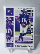 2020 Panini Chronicles Justin Jefferson #62 card