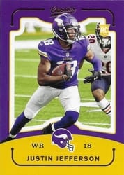 2020 Panini Chronicles Classics Justin Jefferson #CL-13 card