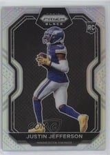 2020 Panini Chronicles Prizm Black Justin Jefferson #PB-9 card