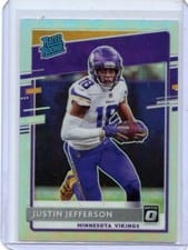 2020 Panini Donruss Optic Justin Jefferson Holo #163 card