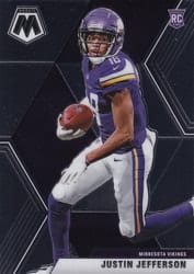 2020 Panini Mosaic Base Set Justin Jefferson #209 card