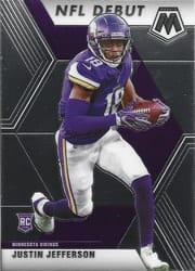 2020 Panini Mosaic Base Set Justin Jefferson #270 card
