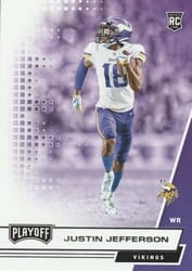 2020 Panini Playoff Base Set Justin Jefferson #213 card