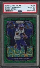 2020 Panini Prizm Justin Jefferson #398 card
