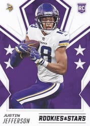 2020 Panini Rookies & Stars Base Set Justin Jefferson #122 card