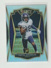 2020 Panini Select Justin Jefferson #161 card