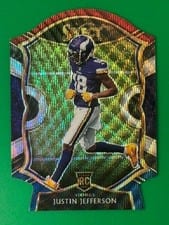 2020 Panini Select Justin Jefferson #61 card