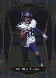 2020 Panini Select Base Set Justin Jefferson #161 card