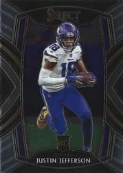 2020 Panini Select Base Set Justin Jefferson #261 card