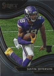 2020 Panini Select Base Set Justin Jefferson #361 card