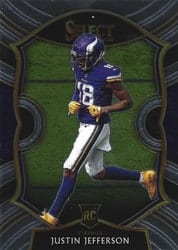 2020 Panini Select Base Set Justin Jefferson #61 card